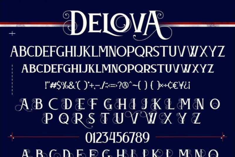 Delova Typeface Image 3
