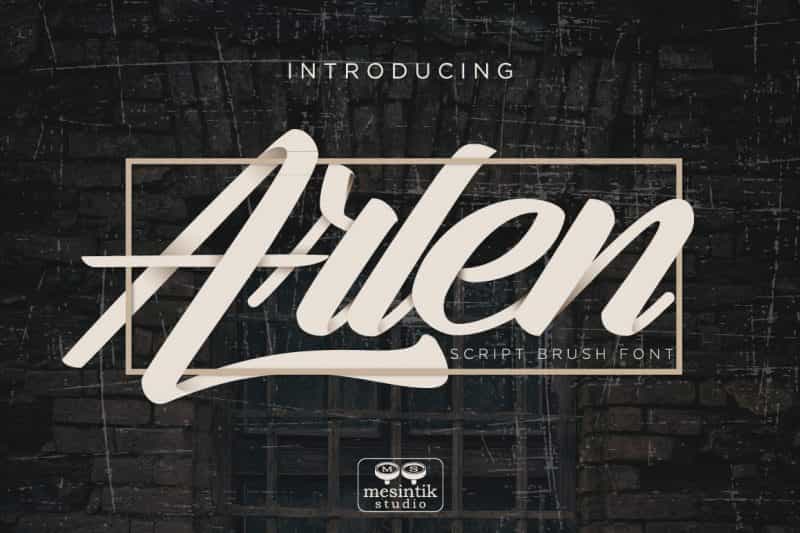 Arlen Script Font Image 1