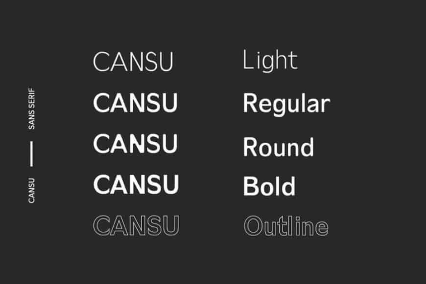Cansu Sans Serif Font Family Image 2