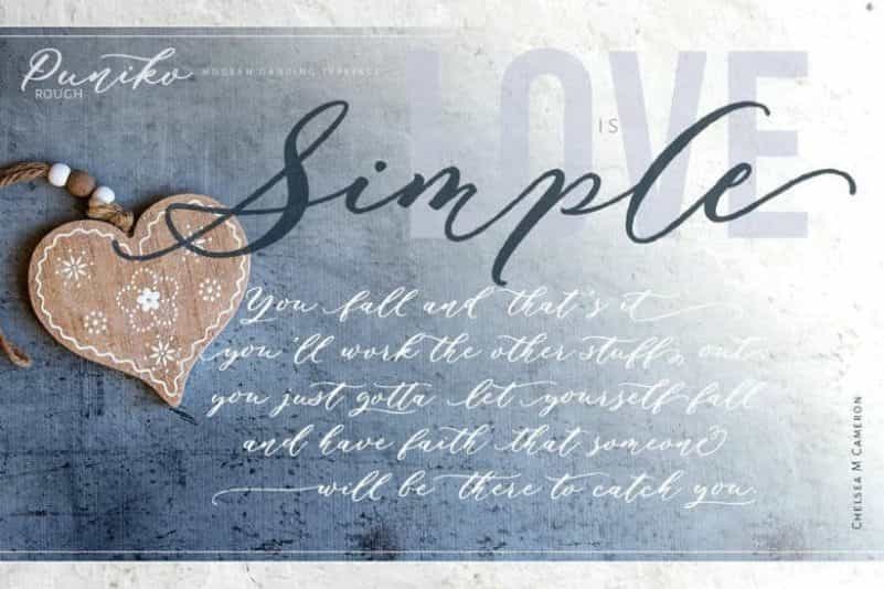 Puniko Rough Font Image 2