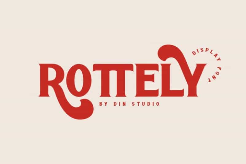 Rottely Display Font Image 1