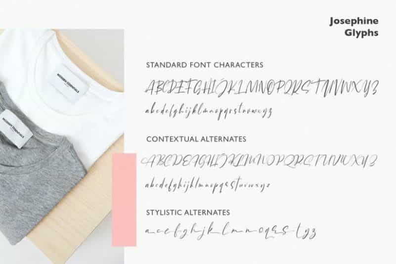 Josephine Script Font Image 3
