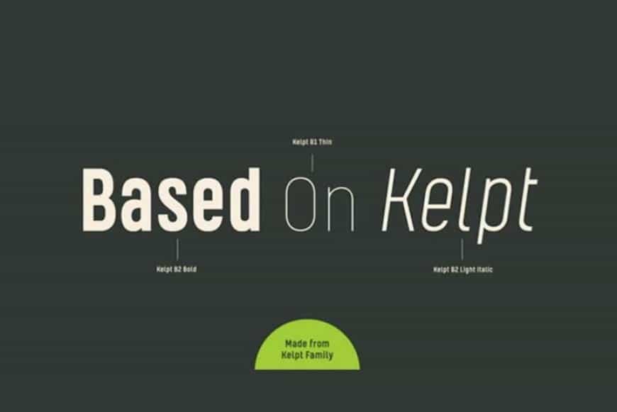 Kelpt Sans Font Family Image 2