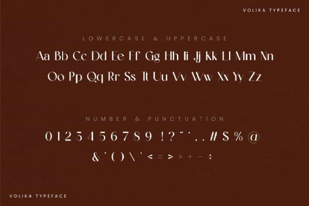 Volika Font Image 774