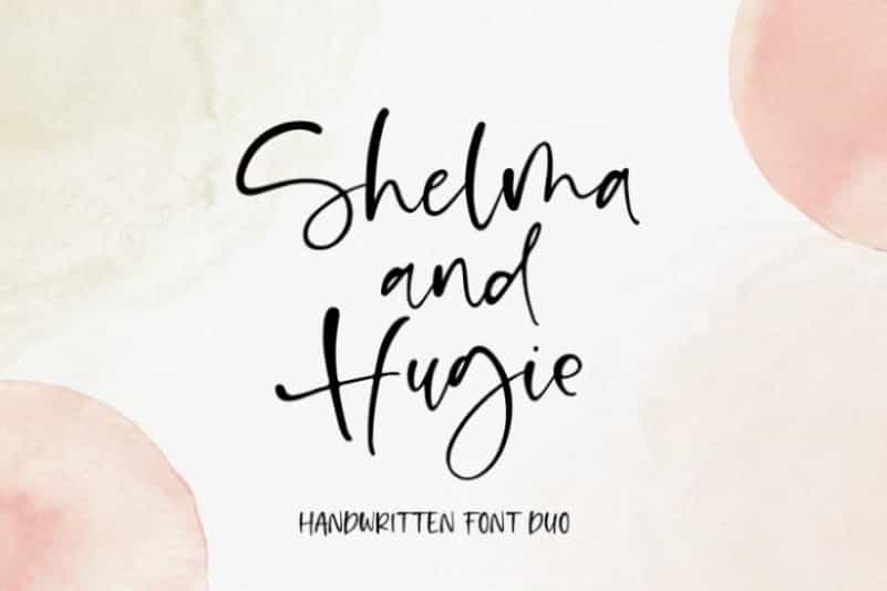 Shelma & Hugie Font Duo Image 1