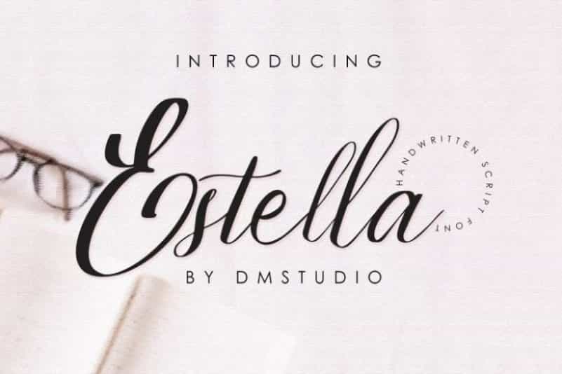 Estella Script Font Image 1