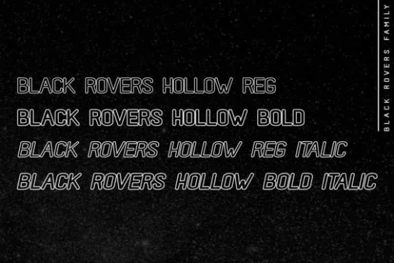 Black Rovers Sans Font Image 3
