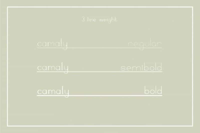 Camaly Sans Serif Font Image 3