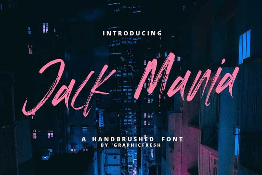 Jack Mania Font Image 1