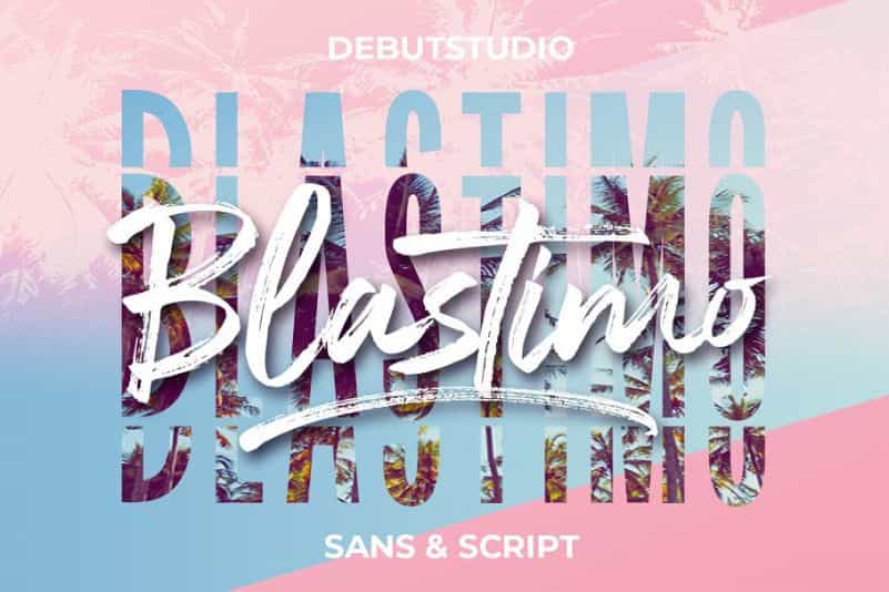Blastimo Font Duo Image 1