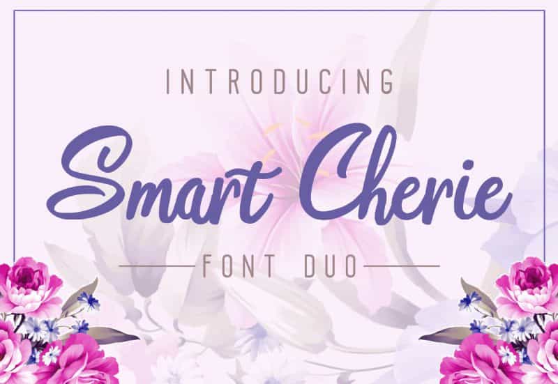 Smart Cherie Font Duo Image 1