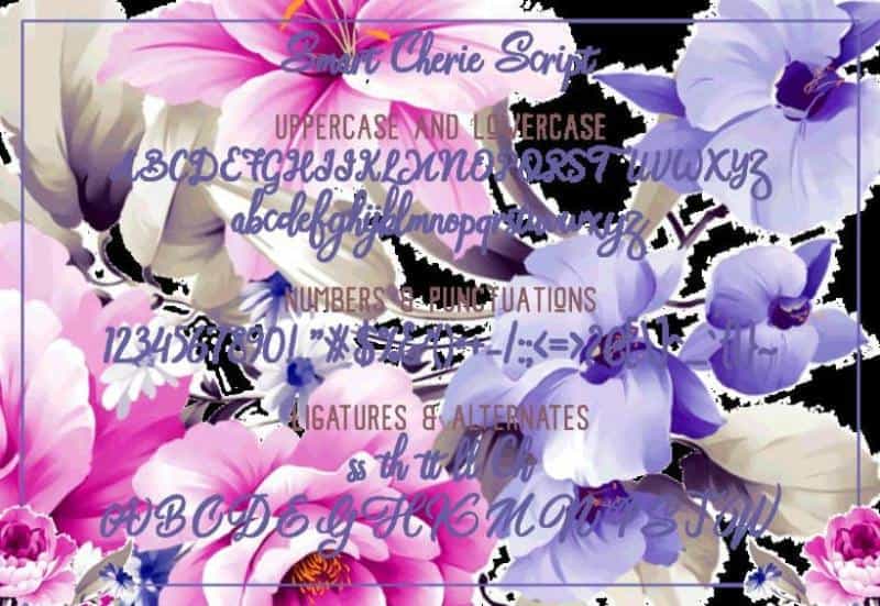 Smart Cherie Font Duo Image 3