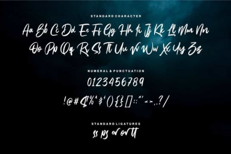 Bassheads Brush Font Image 3
