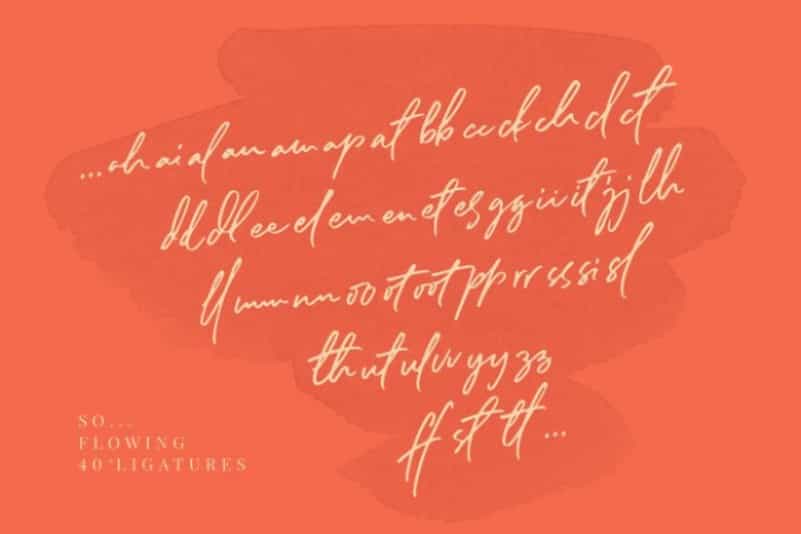 Sister Slimes Script Font Image 3