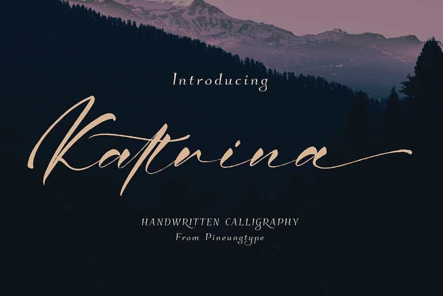 Kattrina Font Image 1