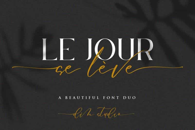 Le Jour Font Duo Image 1