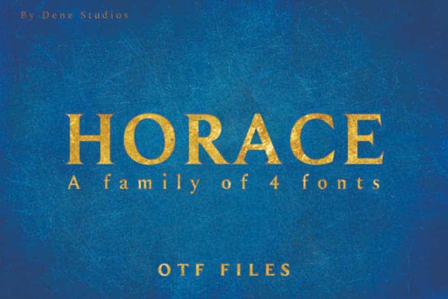 Horace Font Image 1