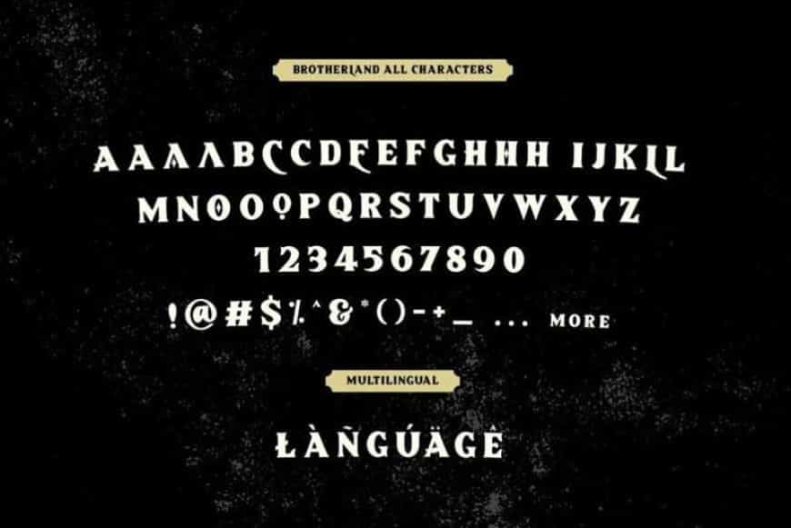 Brotherland American Vintage Font Image 4