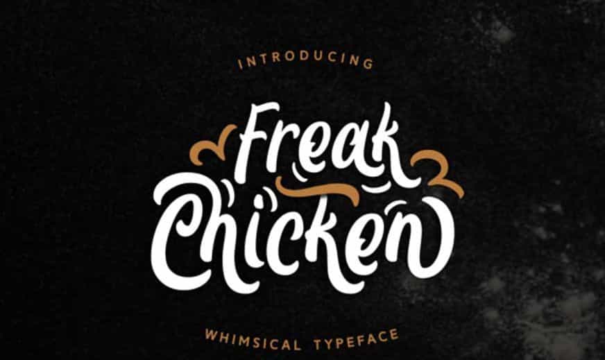 Freak Chicken Font Image 1