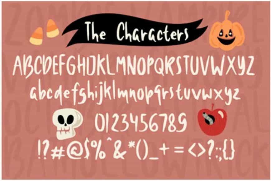 Black Shadows Font Image 2