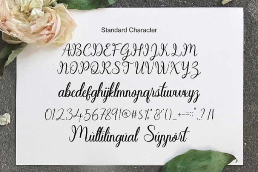 Sayidah Lovely Script Font Image 3