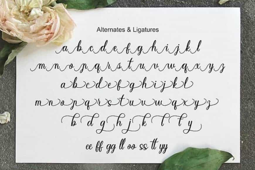 Sayidah Lovely Script Font Image 4