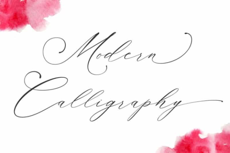 Planolla Calligraphy Font Image 2