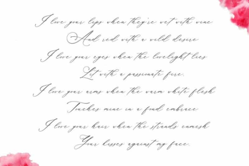 Planolla Calligraphy Font Image 3