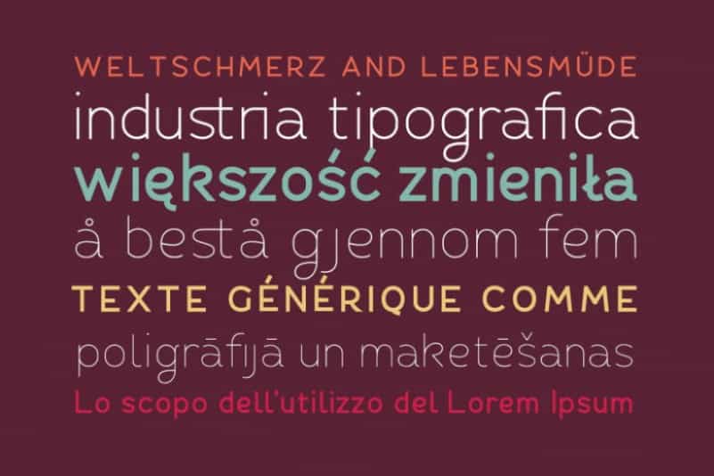 Fibon Sans Font Image 2