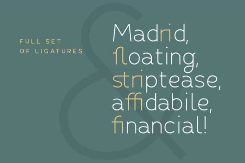 Fibon Sans Font Image 3