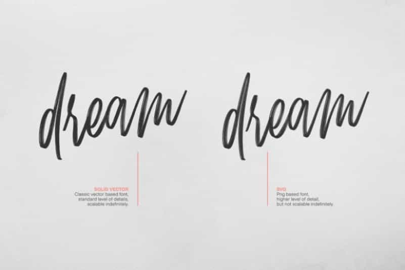 Mellow Brush SVG Font Image 2