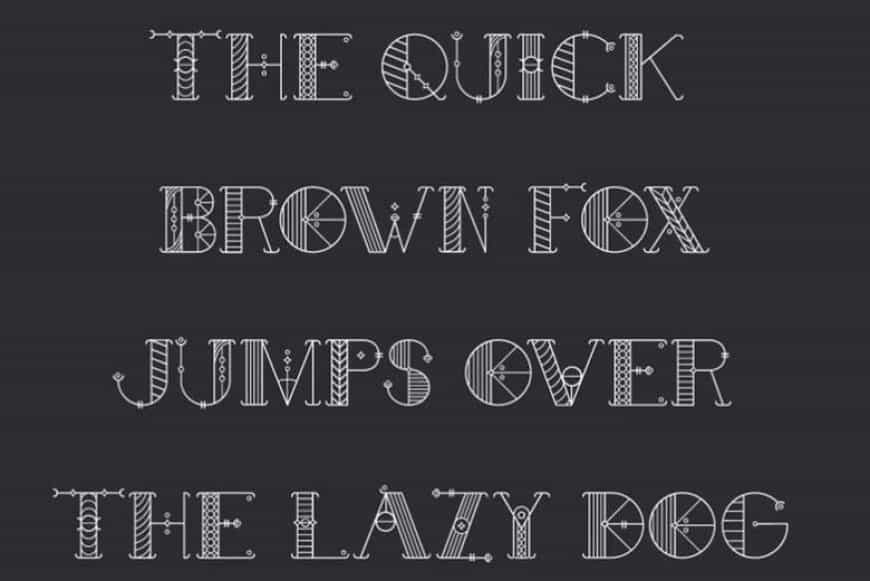 Alchimique Decorative Font Image 2