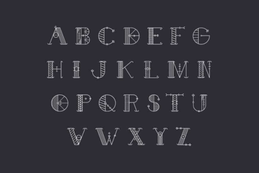 Alchimique Decorative Font Image 3