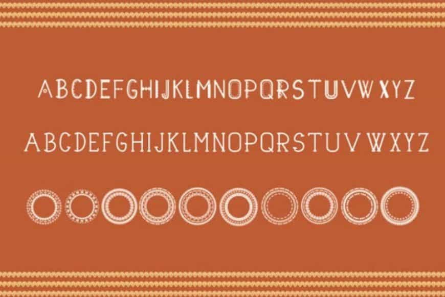 Tribalmono Font Image 2
