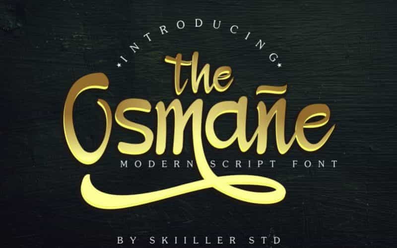 Osmane Script Font Image 1