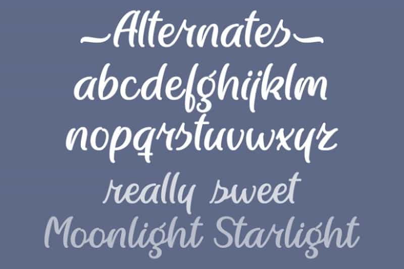 Lightning Crashes Script Font Image 2