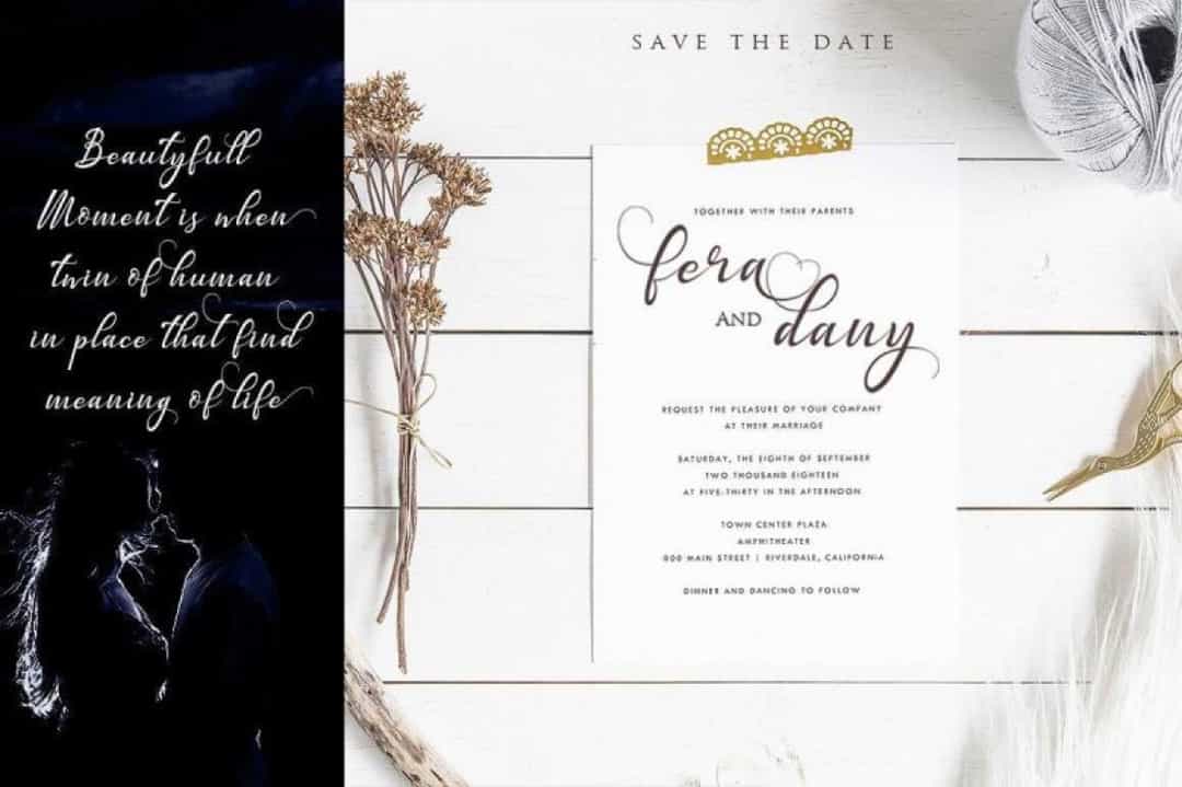 Bestalia Script Font Image 1