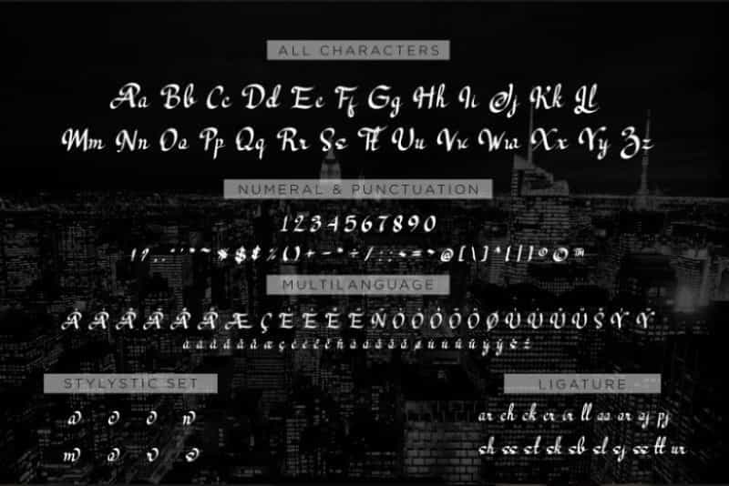 Los Angeles Modern Script Font Image 3