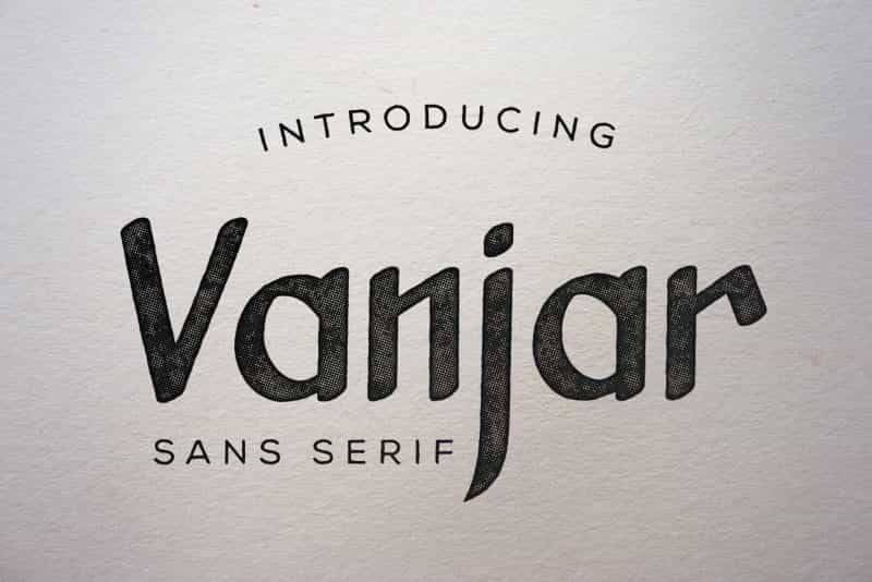 Vanjar Sans Serif Font Image 1