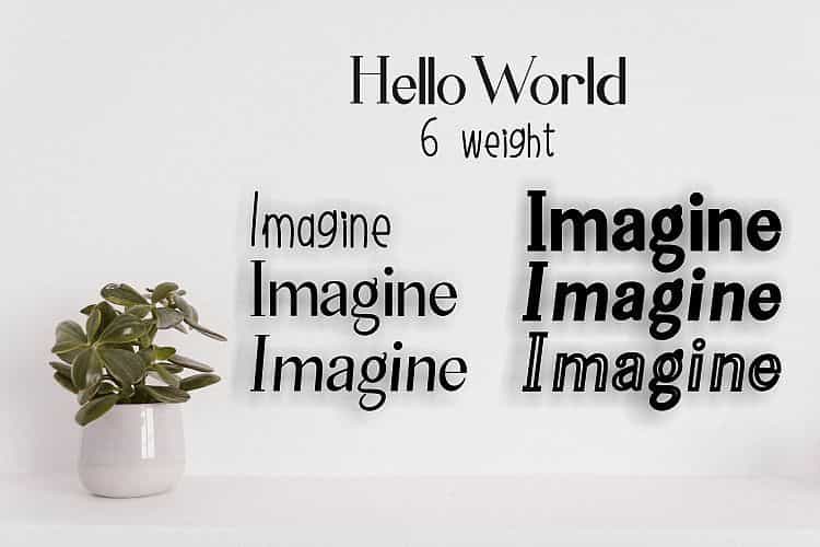Hello World Font Image 2