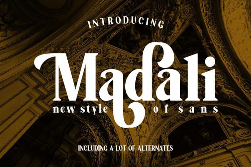 Madali Font Image 1