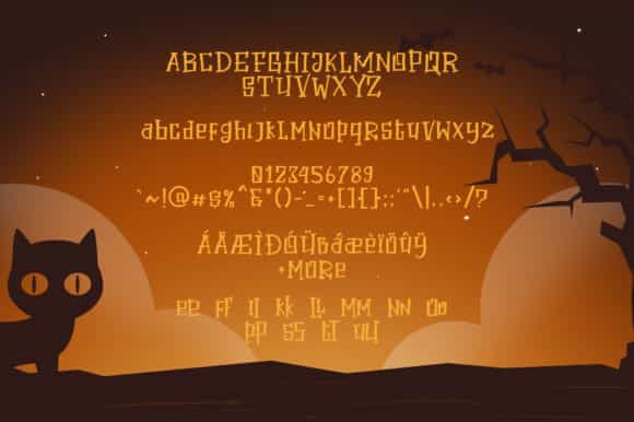 Halloween Secret Font Image 3