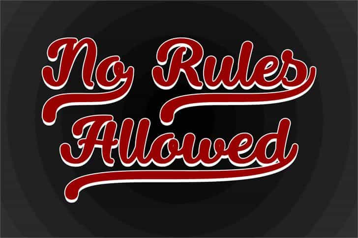 Drop the Game Script Font Image 2