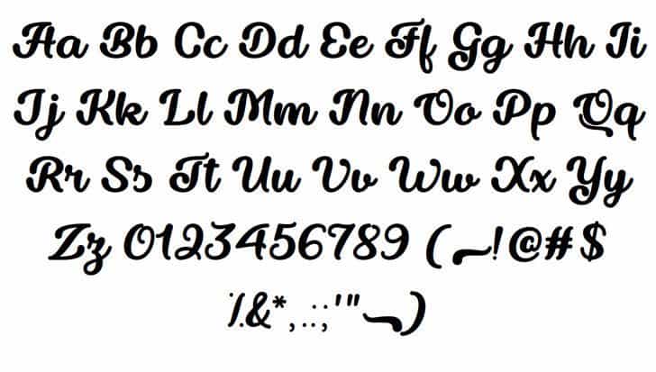 Drop the Game Script Font Image 3
