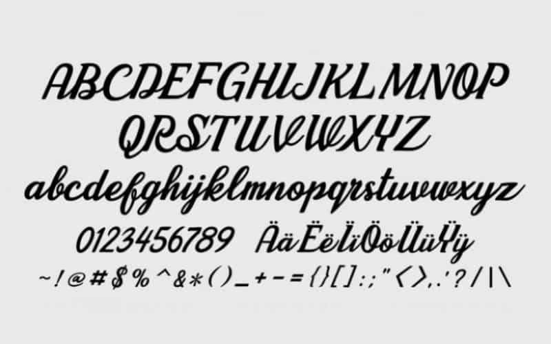 Cherry Angela Script Font Image 3