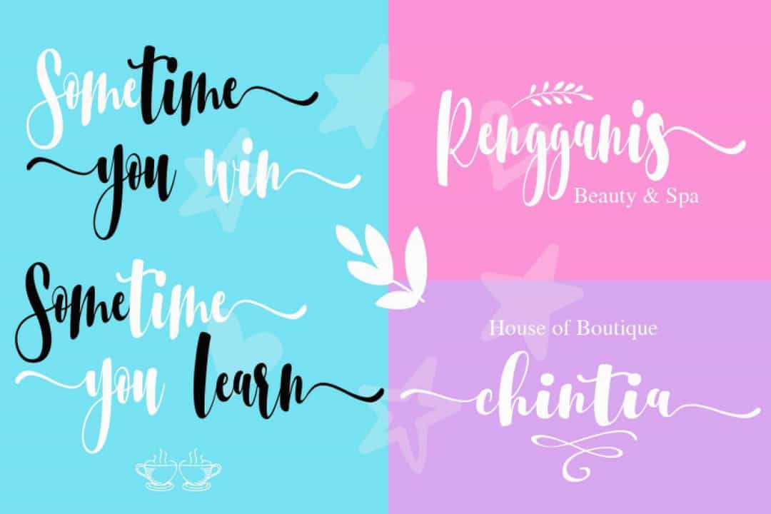 Srikonitta Script Font Image 2