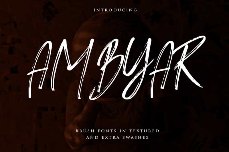 Ambyar Brush Font Image 1