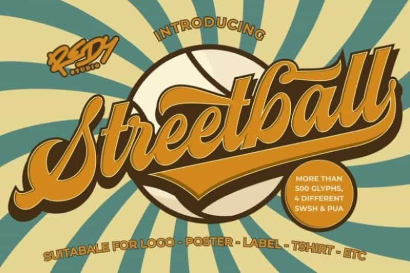 Streetball Vintage Font Image 1