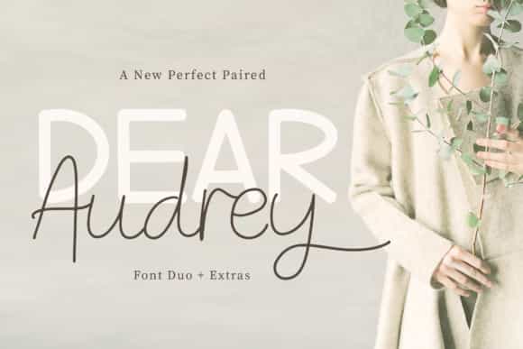 Dear Audrey Font Duo Image 1