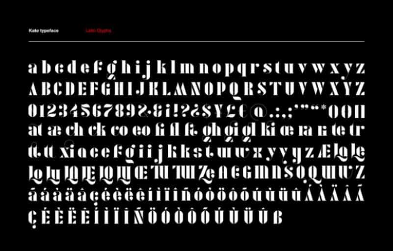 Kate Font Family Image 2